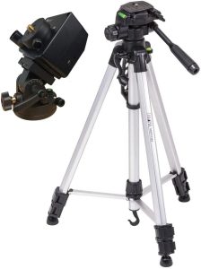 iOptron SkyTracker Pro Camera Mount with Polar Scope Mount Only Bundle with Camera Tripod