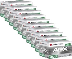 Agfa Photo APX 400 Prof 135-36 Camera Film (Pack of 10) 