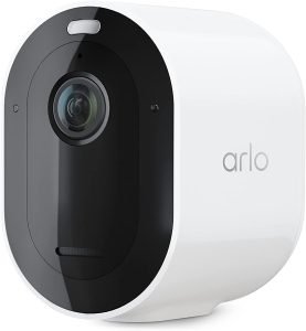 Arlo Pro 4 Spotlight Camera - 1 Pack - Wireless Security, 2K Video & HDR, Color Night Vision, 2 Way Audio, Wire-Free, Direct to WiFi No Hub Needed, White - VMC4050P