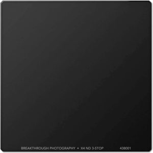 Breakthrough Filters ND15 100mm Square Neutral Density Filters with Foam Light Sealing Gaskets for Square Filter Holders