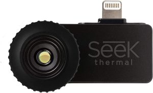 Seek Thermal Compact - All-Purpose Thermal Imaging Camera for iOS , Black - LW-AAA