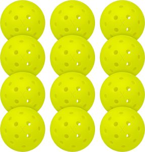 Franklin Sports Outdoor Pickleballs - X-40 Pickleball Balls - USA Pickleball (USAPA) Approved - Official US Open Ball - 3, 12, and 100 Bulk Packs of Pickleballs