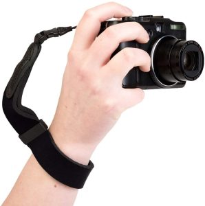 OPTECH USA Mirrorless Neoprene Camera Wrist Strap (Black) 