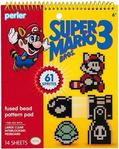 Perler 80-22841 Beads Super Mario Bros 3 Fuse Bead Pattern Pad, 14pgs
