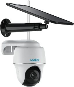 REOLINK Security Camera Wireless Outdoor, Pan Tilt Solar Powered with 2K Night Vision, 2.4/5 GHz Wi-Fi, 2-Way Talk
