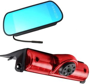 Savana Third Brake Light Placement Camera with Monitor fit for Express GMC Savana Cargo Van (with Monitor) 