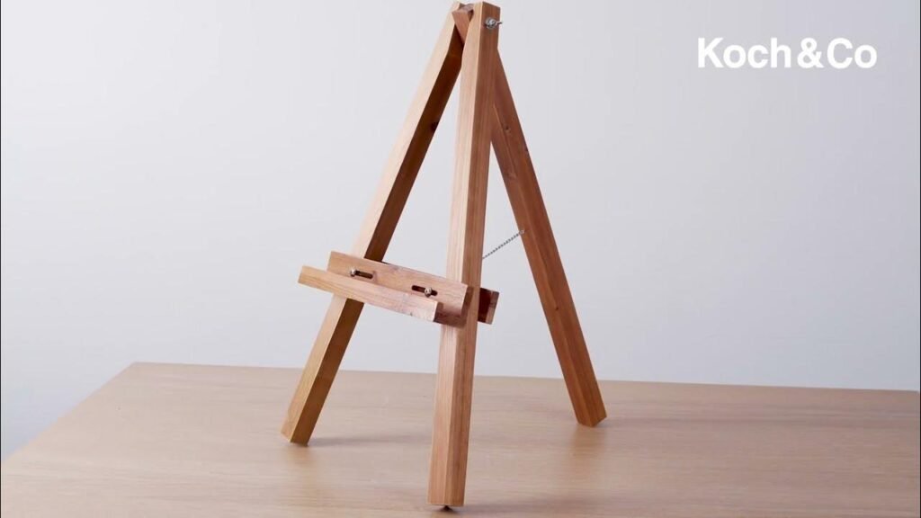 How to Assemble a Wooden Tripod Easel