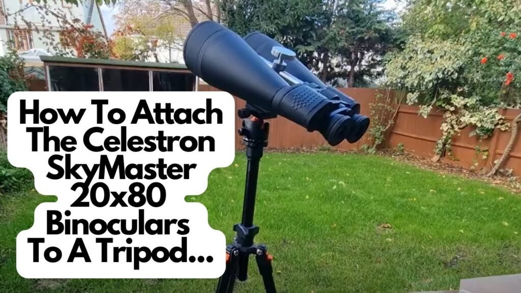 How to Attach Celestron Skymaster Binoculars to Tripod