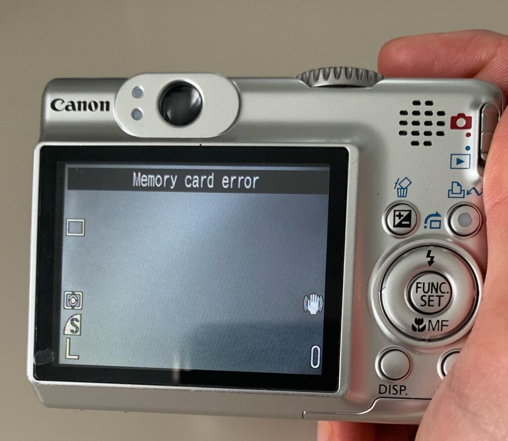 How to Fix Memory Card Error on Camera