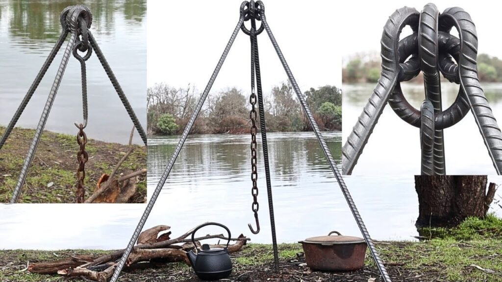 How to Make a Campfire Tripod