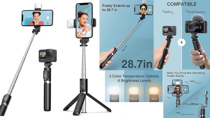 How to Set Up Selfie Stick Tripod