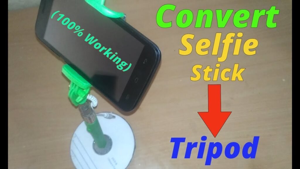 How to Turn a Selfie Stick into a Tripod