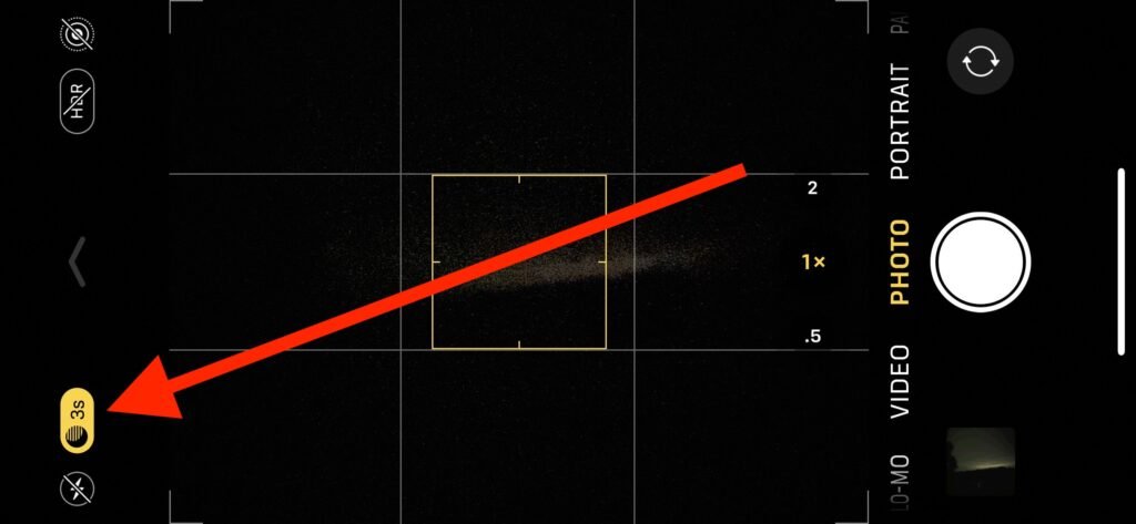 How to Turn on Long Exposure on Iphone Camera