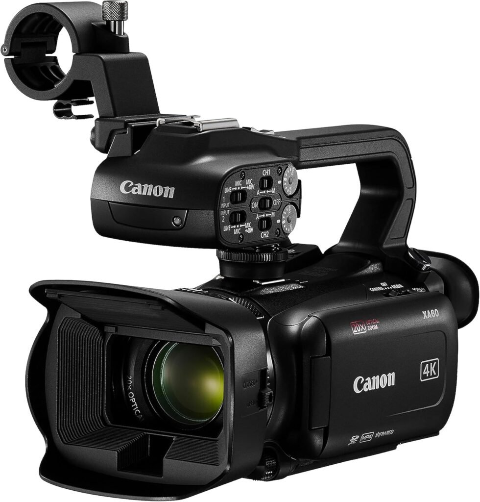 Canon XA60 Review – Professional 4K UHD Camcorder with 20x Optical Zoom
