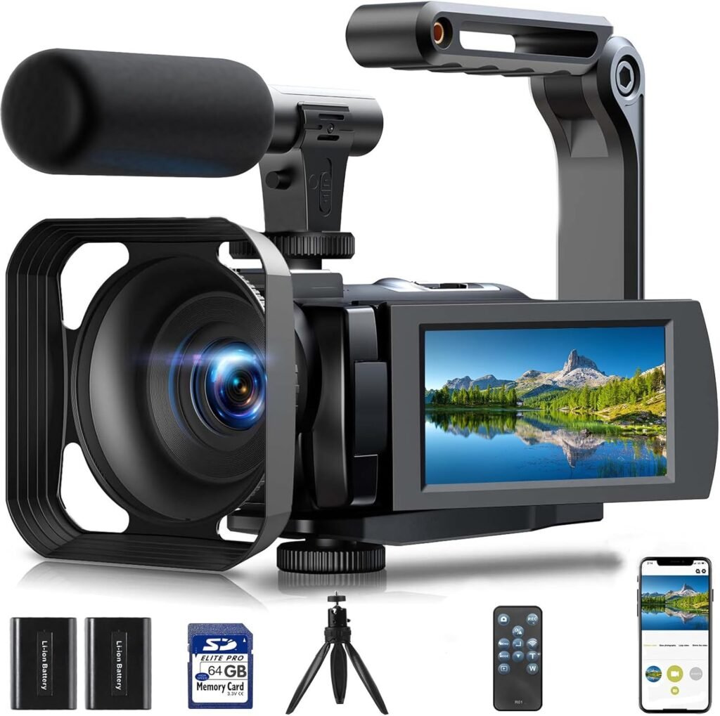 FIREFOTO Video Camera Review – 5K 56MP Camcorder with Night Vision WiFi