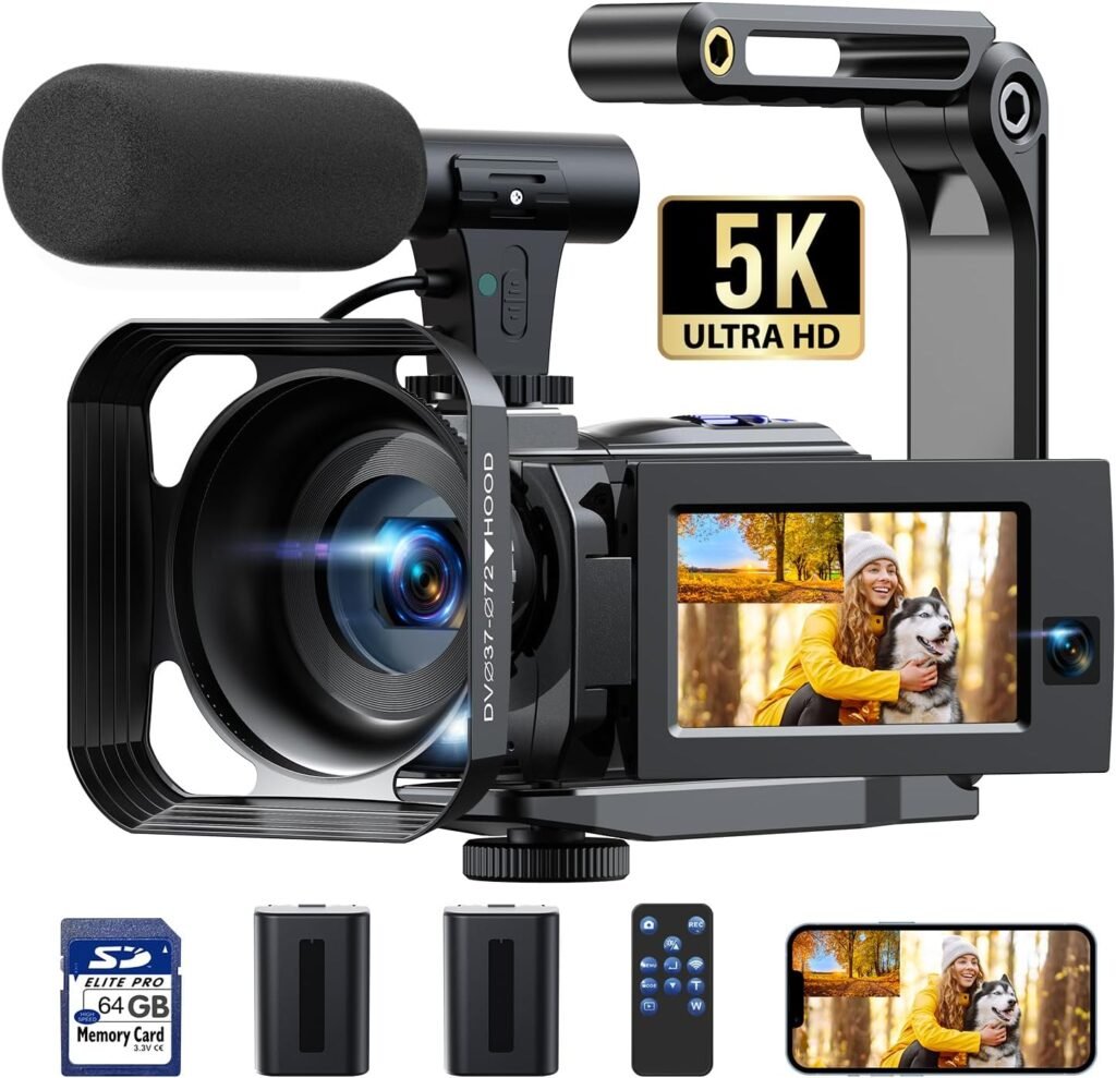 FIREFOTO Video Camera Review – 5K 56MP Dual Lens Camcorder with WiFi