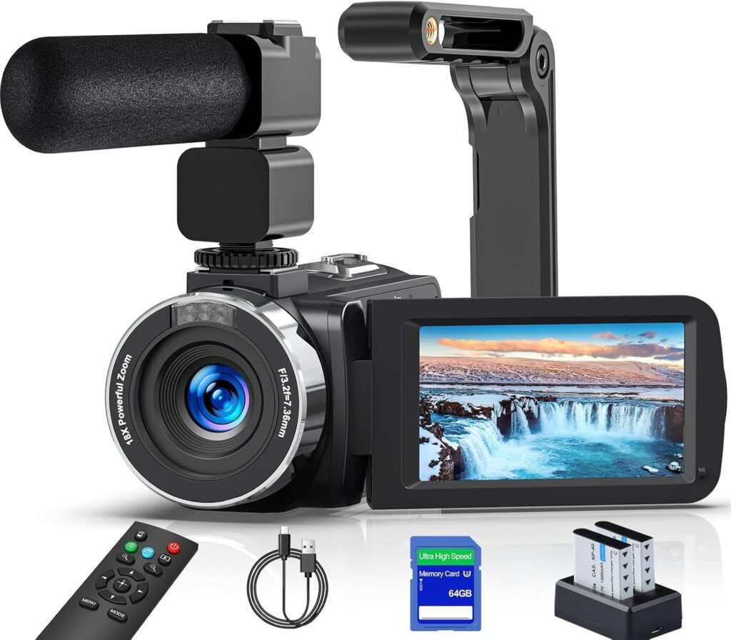 GOGERLY Video Camera Review – 8K 64MP Camcorder with Night Vision WiFi