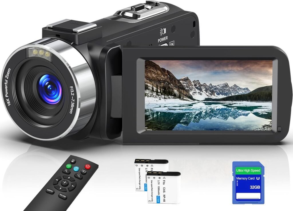 LOENTIR Video Camera Review – 8K 64MP Camcorder with Night Vision & WiFi