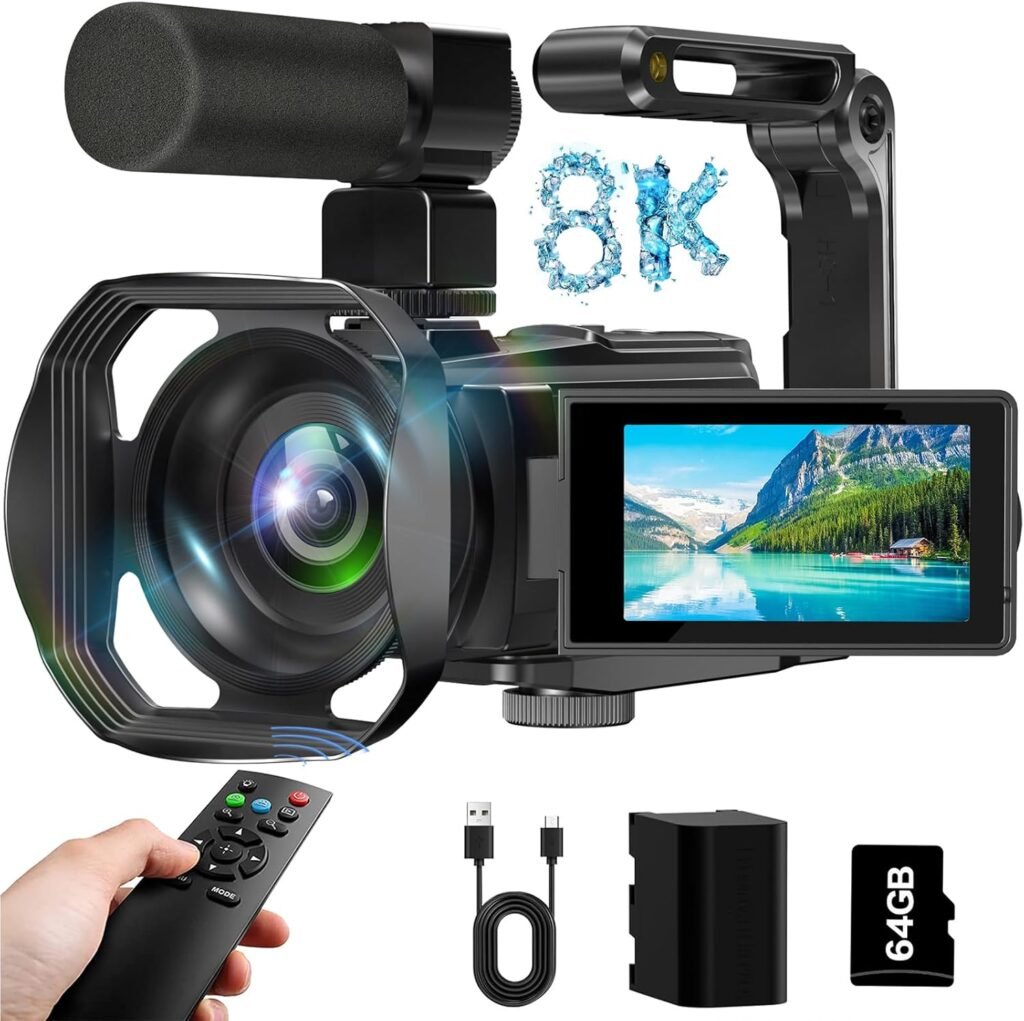 VETEK Video Camera Review – 8K 64MP Camcorder with Night Vision WiFi