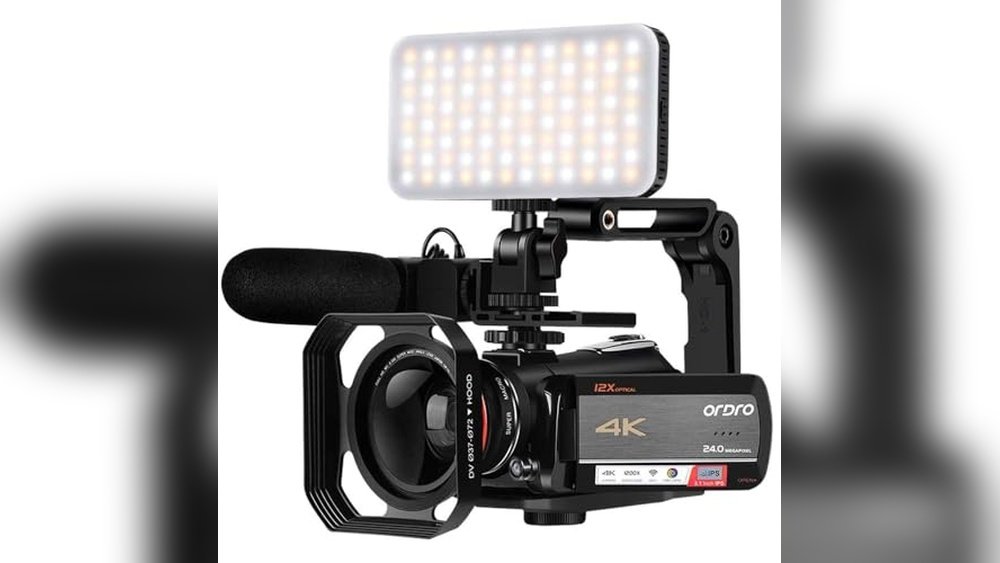 ordro ac5 plus 4k video camera camcorder review