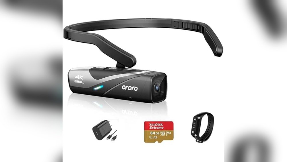 ordro ep8 4k head mounted video camera camcorder review