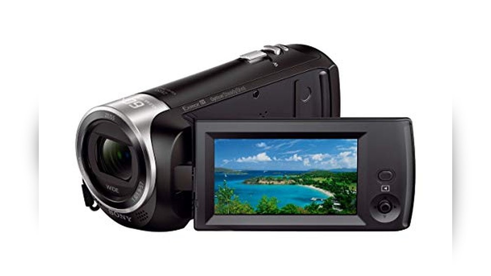 sony hd video recording hdrcx405 handycam camcorder review