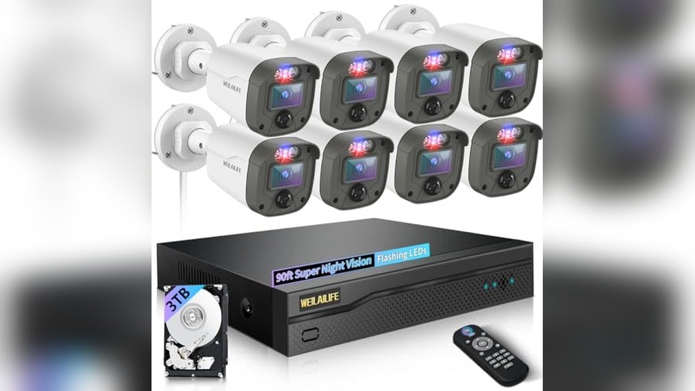 122 wide angle outdoor wired security camera review