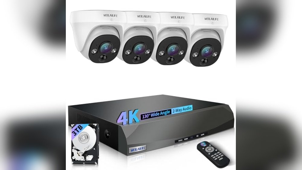 130 wide angle 90 days storage wired dome security camera review