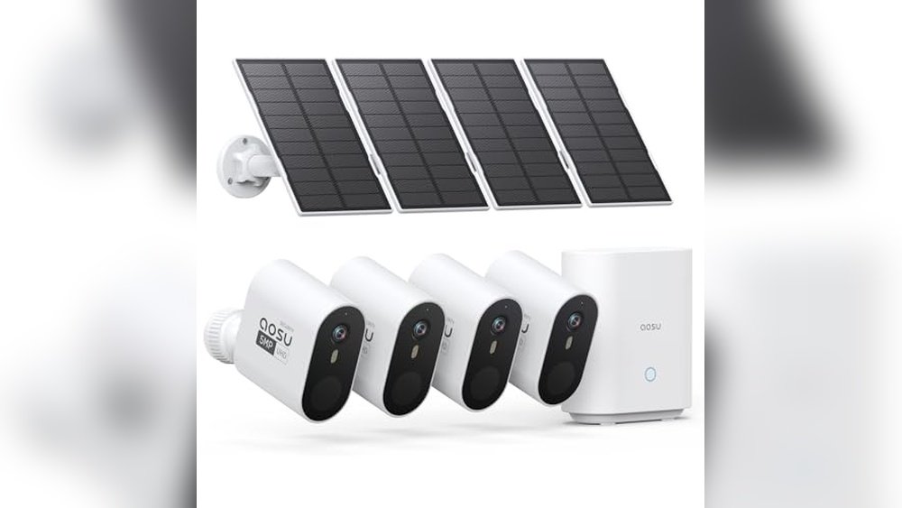 aosu 3k5mp solar security cameras review