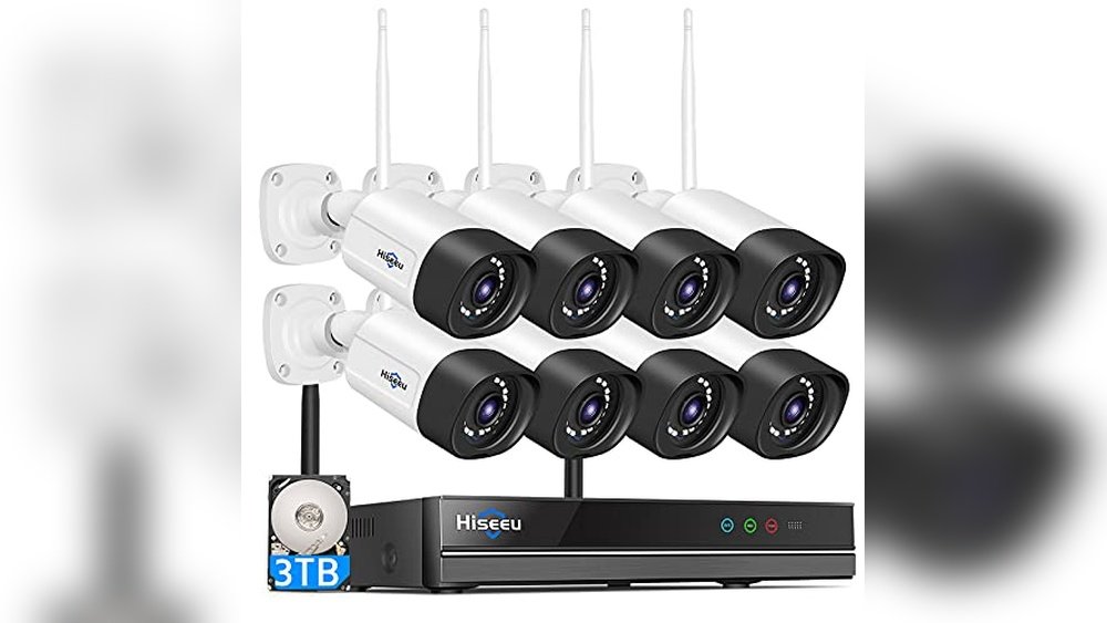 hiseeu wireless security camera system outdoor review