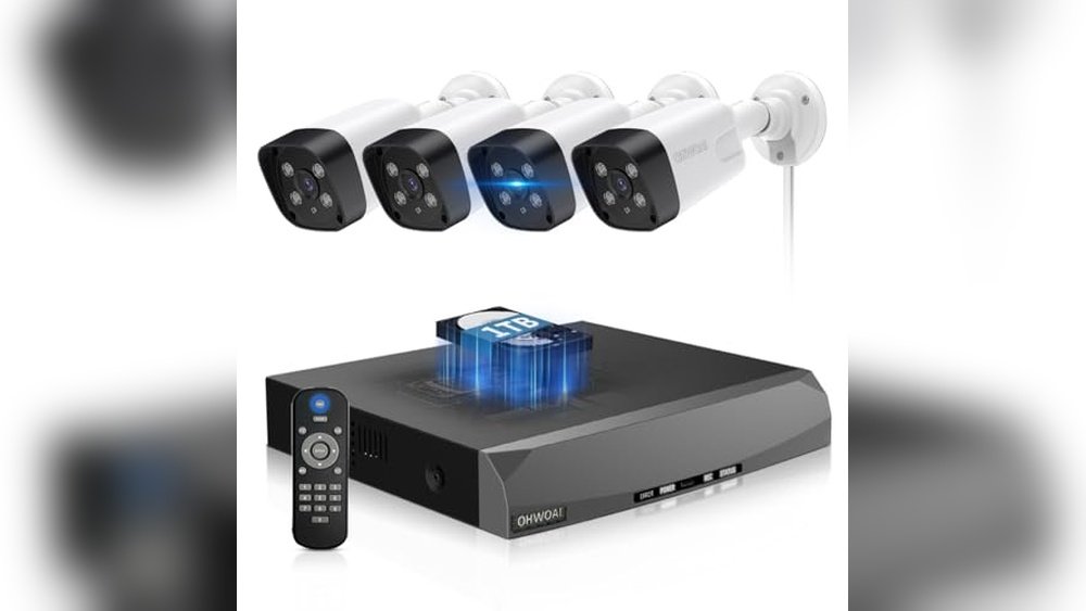 ohwoai 4k ultra hd 100ft ir night vision wired outdoor security camera review