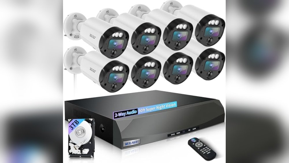 weilailife 130 ultra wide angle 2 way audio outdoor wired security camera review