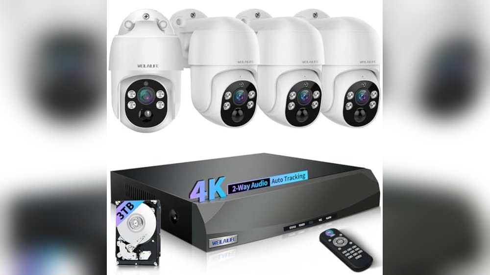 weilailife ptz digital zoom 60 day storage wired security camera review