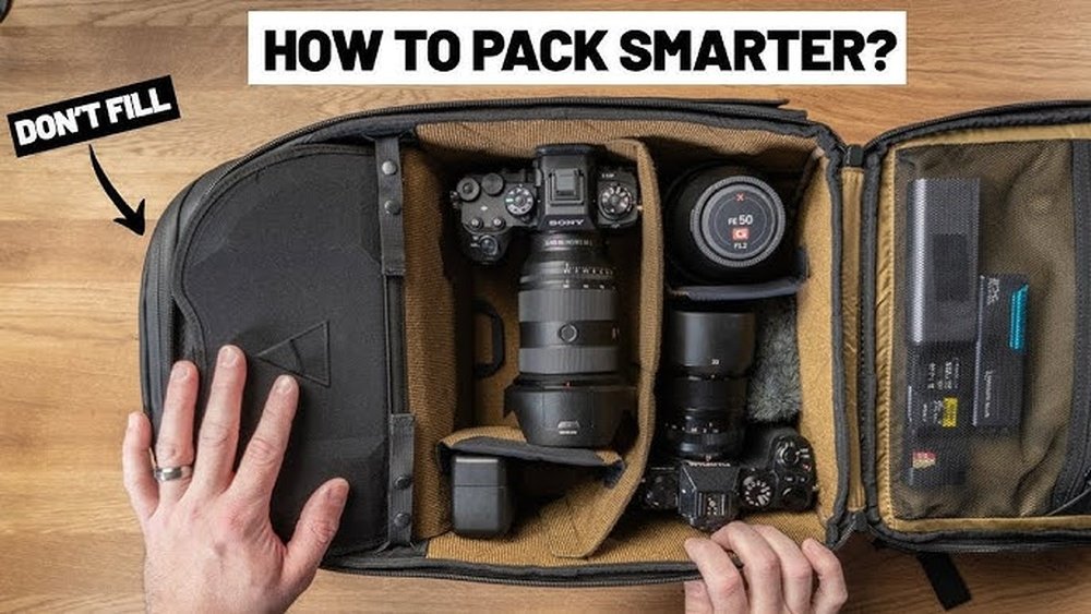 camera bag setup ideas