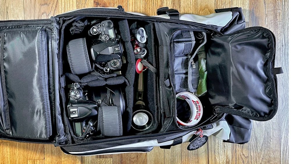 can you take a camera bag as well as hand luggage