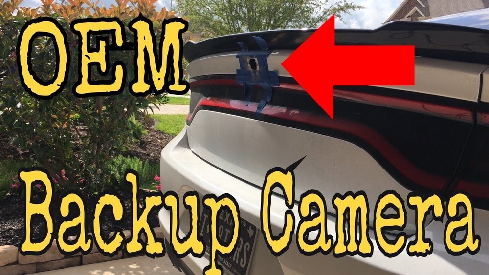 do dodge chargers have backup cameras