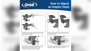 how to adjust tripod sprinkler
