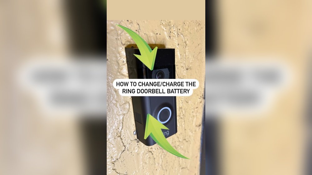 how to change ring camera battery