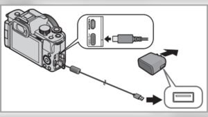 how to charge a lumix camera battery