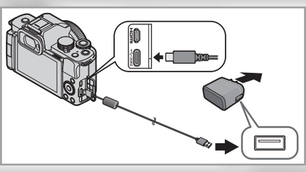 how to charge a lumix camera battery