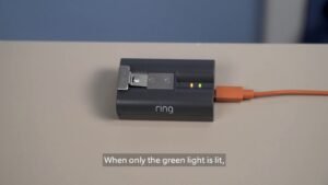 how to know when ring camera battery is charged