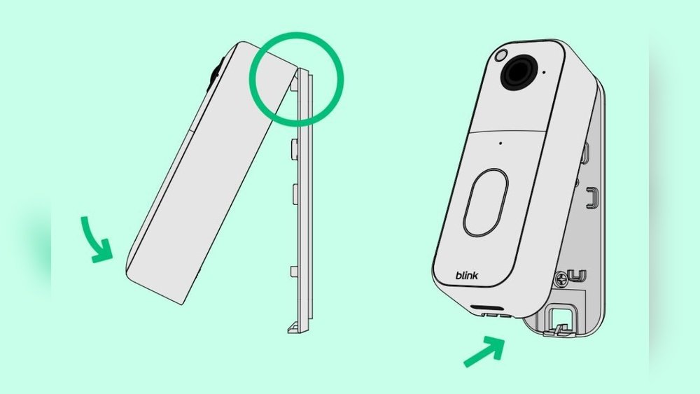 how to mount blink doorbell camera