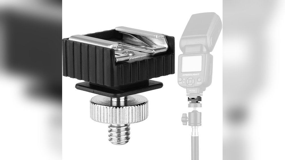 how to mount flash to tripod