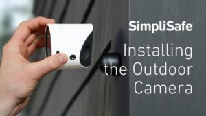 how to mount simplisafe outdoor camera