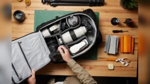 how to organize camera bag