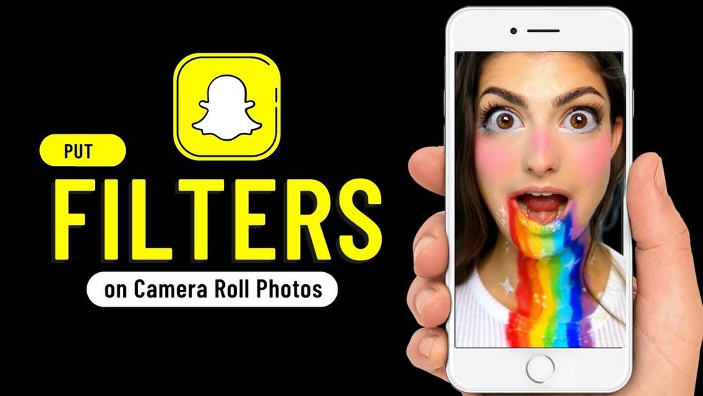 how to put snapchat filters on videos from camera roll