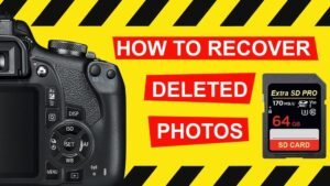 how to recover deleted photos from camera memory card