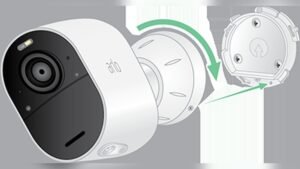 how to remove arlo camera from mount