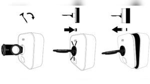 how to remove blink camera from mount to change battery