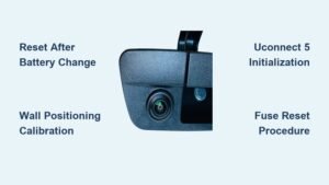 how to reset ram backup camera after battery change